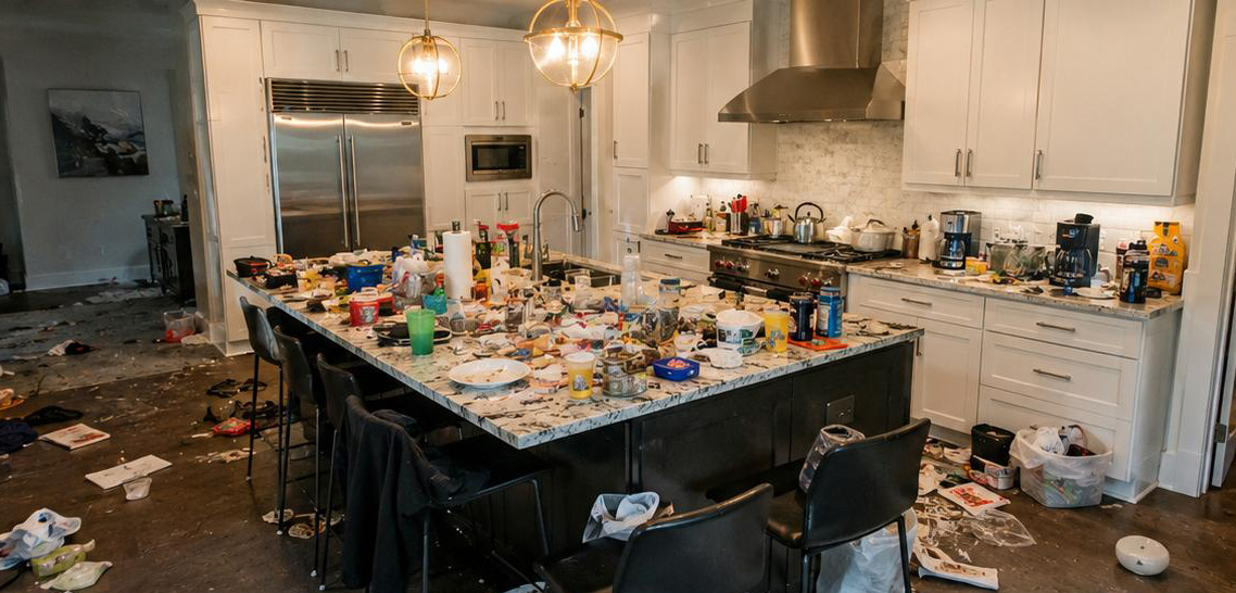 Dirty Apartment Turnover
